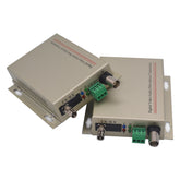 1 Port ST Video Over Fiber Optic Converters With RS485 data for PTZ A Set, Optical ST module Singlemode single fiber 20Km Multimode Support  PAL, NTSC, SECAM Analog Camera